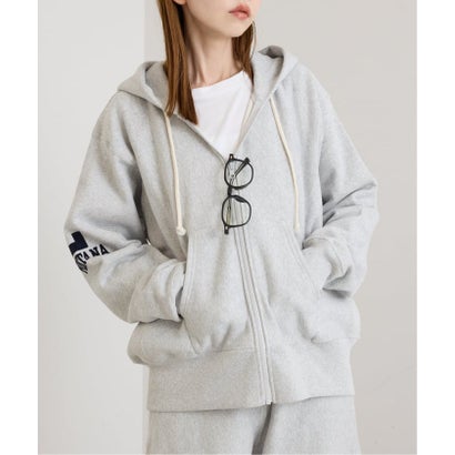《予約》Champion/チャンピオン REVERSE WEAVE ZIP HOODED SWEATS （グレー）｜詳細画像