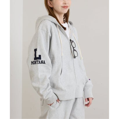 《予約》Champion/チャンピオン REVERSE WEAVE ZIP HOODED SWEATS （グレー）｜詳細画像