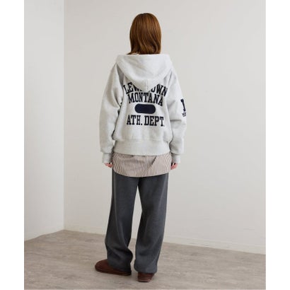 《予約》Champion/チャンピオン REVERSE WEAVE ZIP HOODED SWEATS （グレー）｜詳細画像