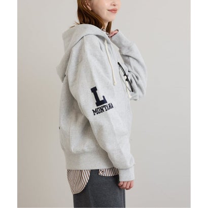 《予約》Champion/チャンピオン REVERSE WEAVE ZIP HOODED SWEATS （グレー）｜詳細画像