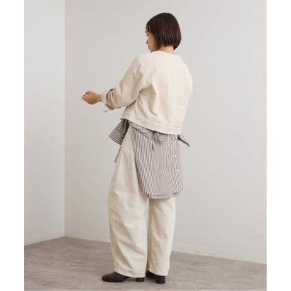 ユーバイスピックアンドスパン U by Spick&Span SOMETHING / サムシング indigo cords NO COLLAR JACKET （ネイビー）｜詳細画像