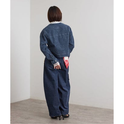 ユーバイスピックアンドスパン U by Spick&Span SOMETHING / サムシング indigo cords NO COLLAR JACKET （ネイビー）｜詳細画像