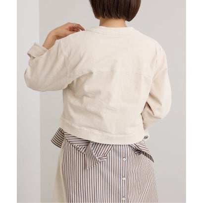 ユーバイスピックアンドスパン U by Spick&Span SOMETHING / サムシング indigo cords NO COLLAR JACKET （ネイビー）｜詳細画像