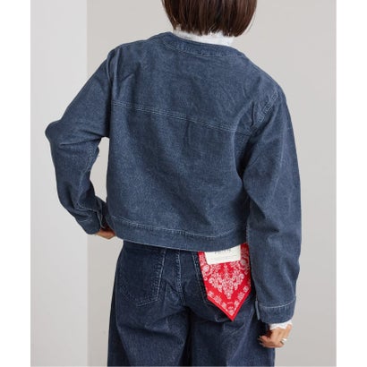 ユーバイスピックアンドスパン U by Spick&Span SOMETHING / サムシング indigo cords NO COLLAR JACKET （ネイビー）｜詳細画像