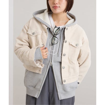ユーバイスピックアンドスパン U by Spick&Span SOMETHING / サムシング indigo cords NO COLLAR JACKET （ネイビー）｜詳細画像