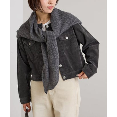 ユーバイスピックアンドスパン U by Spick&Span SOMETHING / サムシング indigo cords NO COLLAR JACKET （ネイビー）｜詳細画像