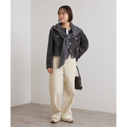 ユーバイスピックアンドスパン U by Spick&Span SOMETHING / サムシング indigo cords NO COLLAR JACKET （ネイビー）｜詳細画像