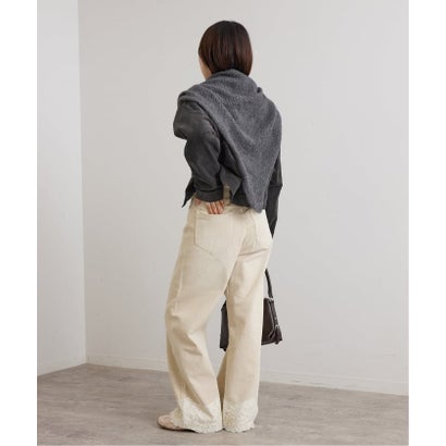 ユーバイスピックアンドスパン U by Spick&Span SOMETHING / サムシング indigo cords NO COLLAR JACKET （ナチュラル）｜詳細画像