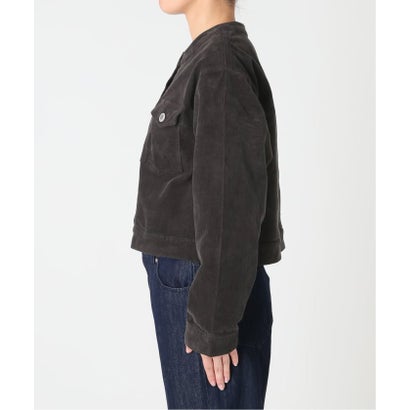 ユーバイスピックアンドスパン U by Spick&Span SOMETHING / サムシング indigo cords NO COLLAR JACKET （ナチュラル）｜詳細画像