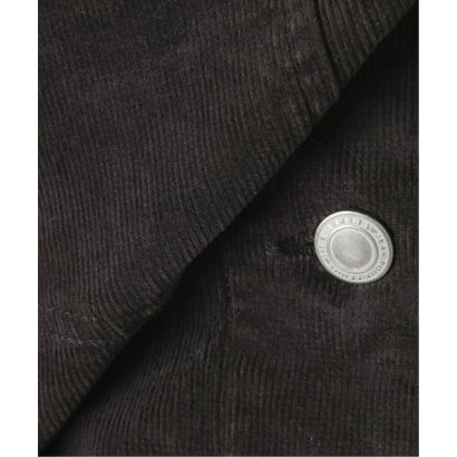 ユーバイスピックアンドスパン U by Spick&Span SOMETHING / サムシング indigo cords NO COLLAR JACKET （ブラック A）｜詳細画像