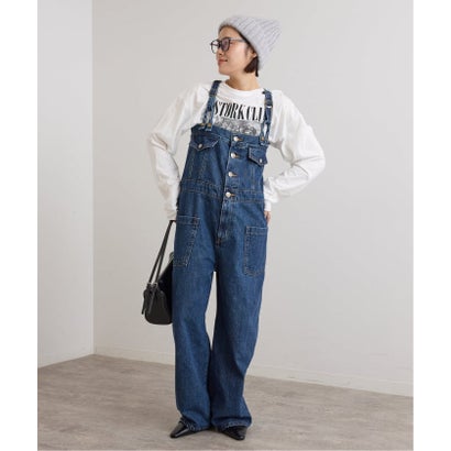ユーバイスピックアンドスパン U by Spick&Span SOMETHING / サムシング BUTTON UP SALOPE （ネイビー）｜詳細画像