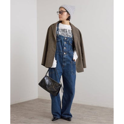 ユーバイスピックアンドスパン U by Spick&Span SOMETHING / サムシング BUTTON UP SALOPE （ネイビー）｜詳細画像