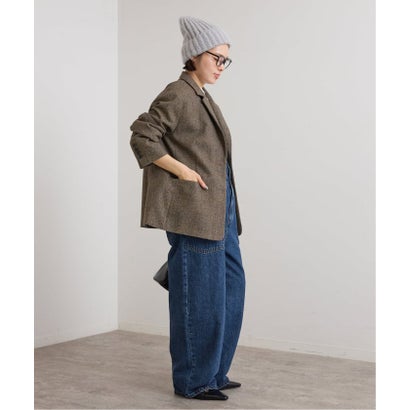 ユーバイスピックアンドスパン U by Spick&Span SOMETHING / サムシング BUTTON UP SALOPE （ブルー A）｜詳細画像