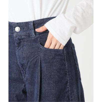 ユーバイスピックアンドスパン U by Spick&Span SOMETHING / サムシング indigo cords TUCK CURVE TAPERE （ナチュラル）｜詳細画像