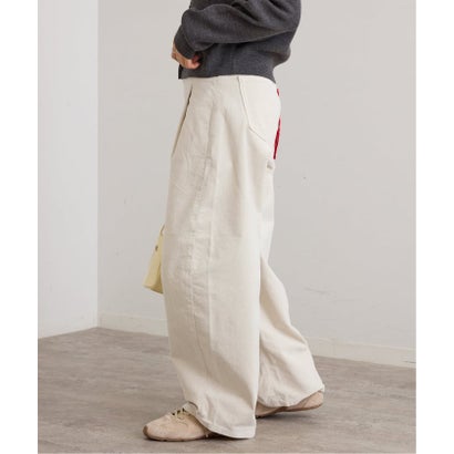 ユーバイスピックアンドスパン U by Spick&Span SOMETHING / サムシング indigo cords TUCK CURVE TAPERE （ナチュラル）｜詳細画像