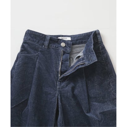 ユーバイスピックアンドスパン U by Spick&Span SOMETHING / サムシング indigo cords TUCK CURVE TAPERE （ブラウン）｜詳細画像