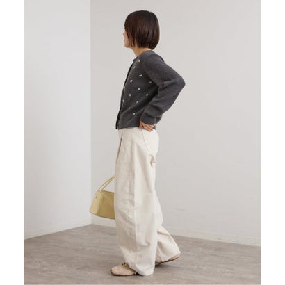 ユーバイスピックアンドスパン U by Spick&Span SOMETHING / サムシング indigo cords TUCK CURVE TAPERE （ネイビー）｜詳細画像