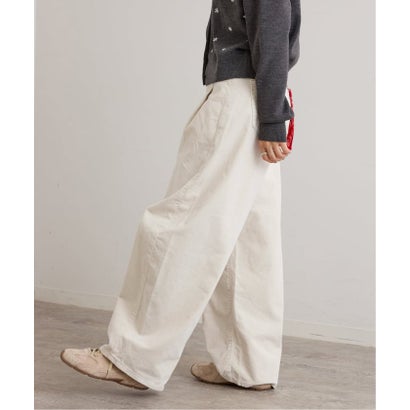 ユーバイスピックアンドスパン U by Spick&Span SOMETHING / サムシング indigo cords TUCK CURVE TAPERE （ネイビー）｜詳細画像
