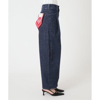ユーバイスピックアンドスパン U by Spick&Span SOMETHING / サムシング indigo cords TUCK CURVE TAPERE （ネイビー）｜詳細画像