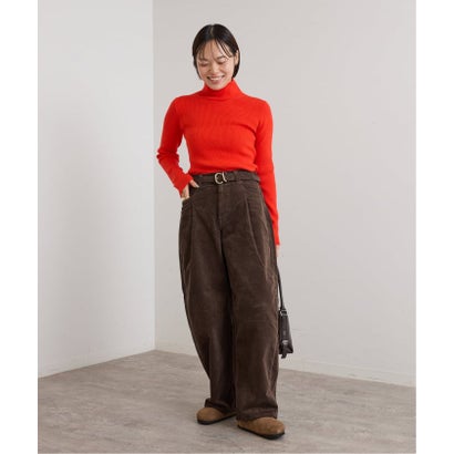 ユーバイスピックアンドスパン U by Spick&Span SOMETHING / サムシング indigo cords TUCK CURVE TAPERE （ネイビー）｜詳細画像