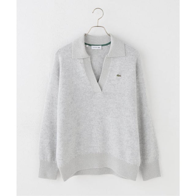 LACOSTE / ラコステ Vネックニット （グレー）