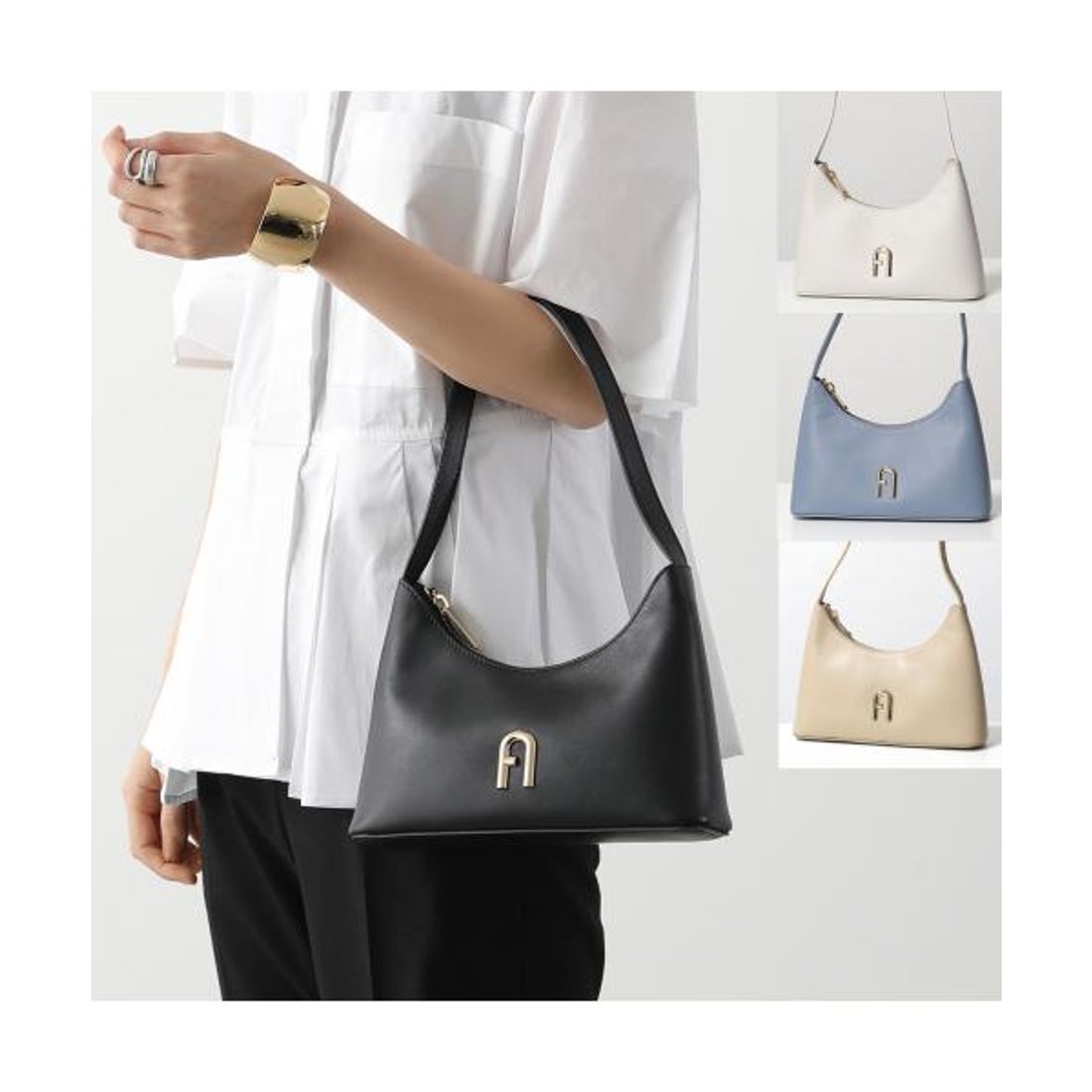 FURLA シレナ ホーボーバッグ M ハンドバッグ ショルダーバッグ 尊