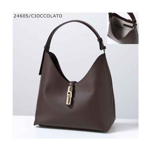 Furla トートバッグ GOCCIA M ゴッチャ レザー （YU500/DESERTO/ブラウン）