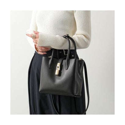 Furla ハンドバッグ GOCCIA S TOTE BASE 22 WB01949 ARE000 （4557S/TABACCO-キャメル）｜詳細画像