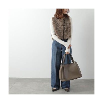 Furla トートバッグ NUVOLA L TOTE ラージ （O6000/NERO）｜詳細画像