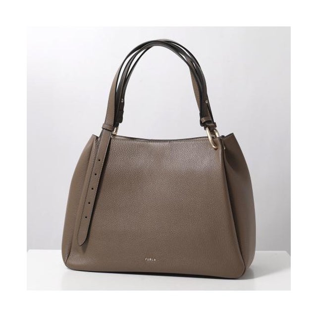 Furla トートバッグ NUVOLA L TOTE ラージ （4903S/MUDDY-GRAY）