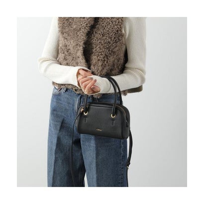 フルラ FURLA Furla ショルダーバッグ POPPY MINI DOME ハンドバッグ （O6000/NERO）｜詳細画像