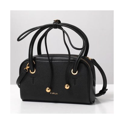 フルラ FURLA Furla ショルダーバッグ POPPY MINI DOME ハンドバッグ （O6000/NERO）｜詳細画像