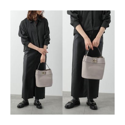 フルラ FURLA Furla ハンドバッグ Amelia アメリア M バケットバッグ （4892S/CACHEMIRE-GRAY）｜詳細画像
