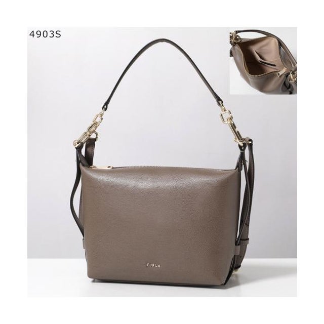 Furla ハンドバッグ TONIE HOBO  ショルダーバッグ （4903S/MUDDY-GRAY）