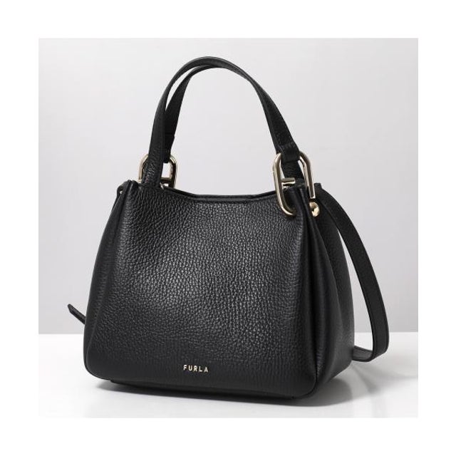 Furla ショルダーバッグ NUVOLA MINI TOTE ハンドバッグ （O6000/NERO）