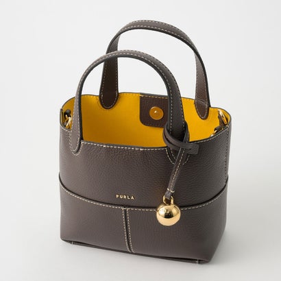 フルラ FURLA ハンドバッグ プリムローズ MINI TOTE WB02226 HSF000 5518S （チョッコラート/ハニー）｜詳細画像