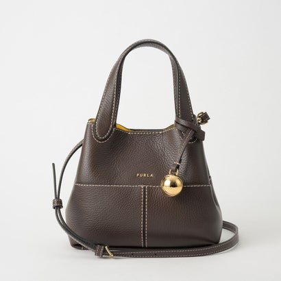 フルラ FURLA ハンドバッグ プリムローズ MINI TOTE WB02226 HSF000 5518S （チョッコラート/ハニー）｜詳細画像