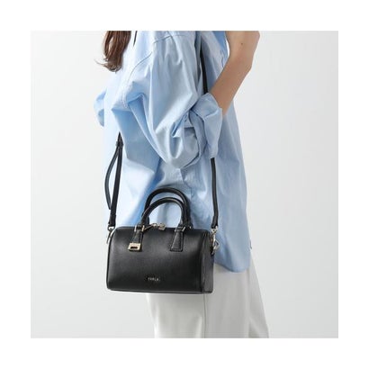 Furla ショルダーバッグ OLIVIA MINI BOSTON ハンドバッグ （O6000/NERO/ブラック）｜詳細画像