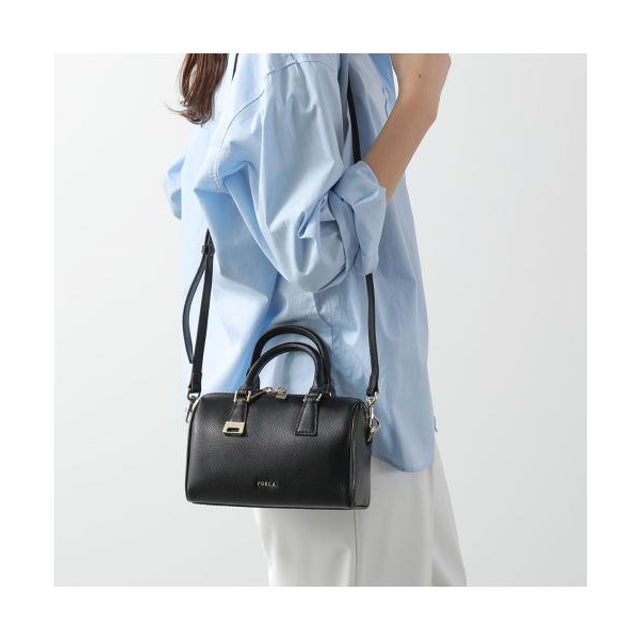 Furla ショルダーバッグ OLIVIA MINI BOSTON ハンドバッグ （O6000/NERO/ブラック）