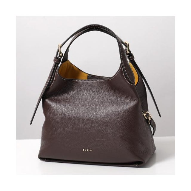 Furla ショルダーバッグ PRIMROSE M HOBO ホーボー （5518S/CIOCCOLATO+HONEY）