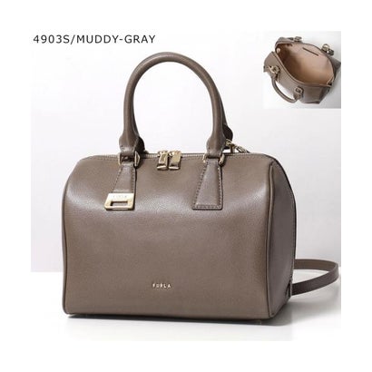 Furla ハンドバッグ OLIVIA M BOSTON ショルダーバッグ （4892S/CACHEMIRE-GRAY）｜詳細画像