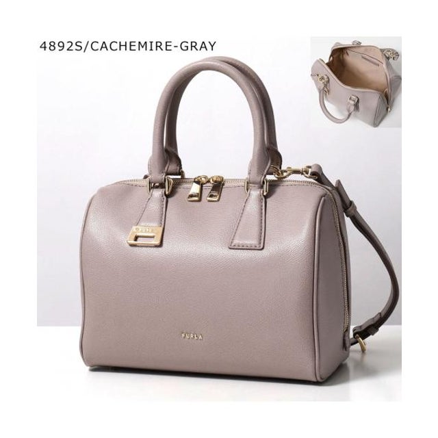 Furla ハンドバッグ OLIVIA M BOSTON ショルダーバッグ （4892S/CACHEMIRE-GRAY）