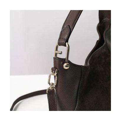 Furla ハンドバッグ LARA S HOBO スウェード （4286S/TONI-ESPRESSO）｜詳細画像