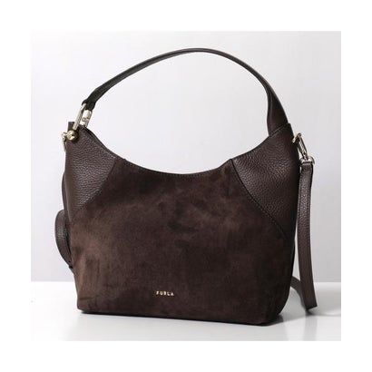 Furla ハンドバッグ LARA S HOBO スウェード （4286S/TONI-ESPRESSO）｜詳細画像
