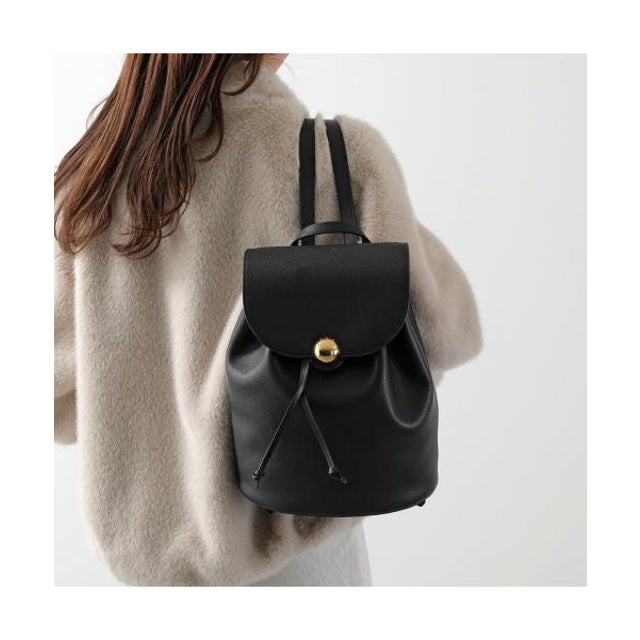 Furla バックパック MOONLIGHT M  レザー リュック （O6000/NERO/ブラック）