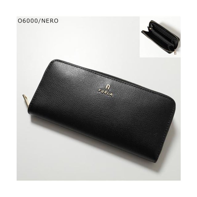 Furla ラウンドファスナー長財布 CAMELIA WP00313 ARE000 （O6000/NERO）