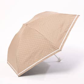 FURLA 晴雨兼用折りたたみ日傘 ジャカード グログラン 遮光 遮熱 UV