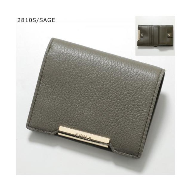 Furla 二つ折り財布 GIADA WP00522 HSF000 レザー （2810S/SAGE）