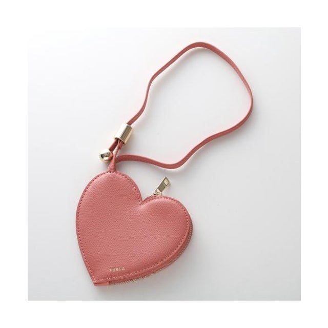 Furla コインケース LAURA HEART COIN CASE ハート （4898S/ROSEWOOD/ピンク）