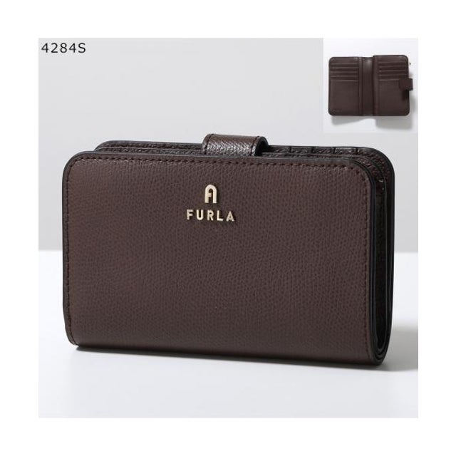 Furla 二つ折り財布 CAMELIA M カメリア （4284S/ESPRESSO/ブラウン）